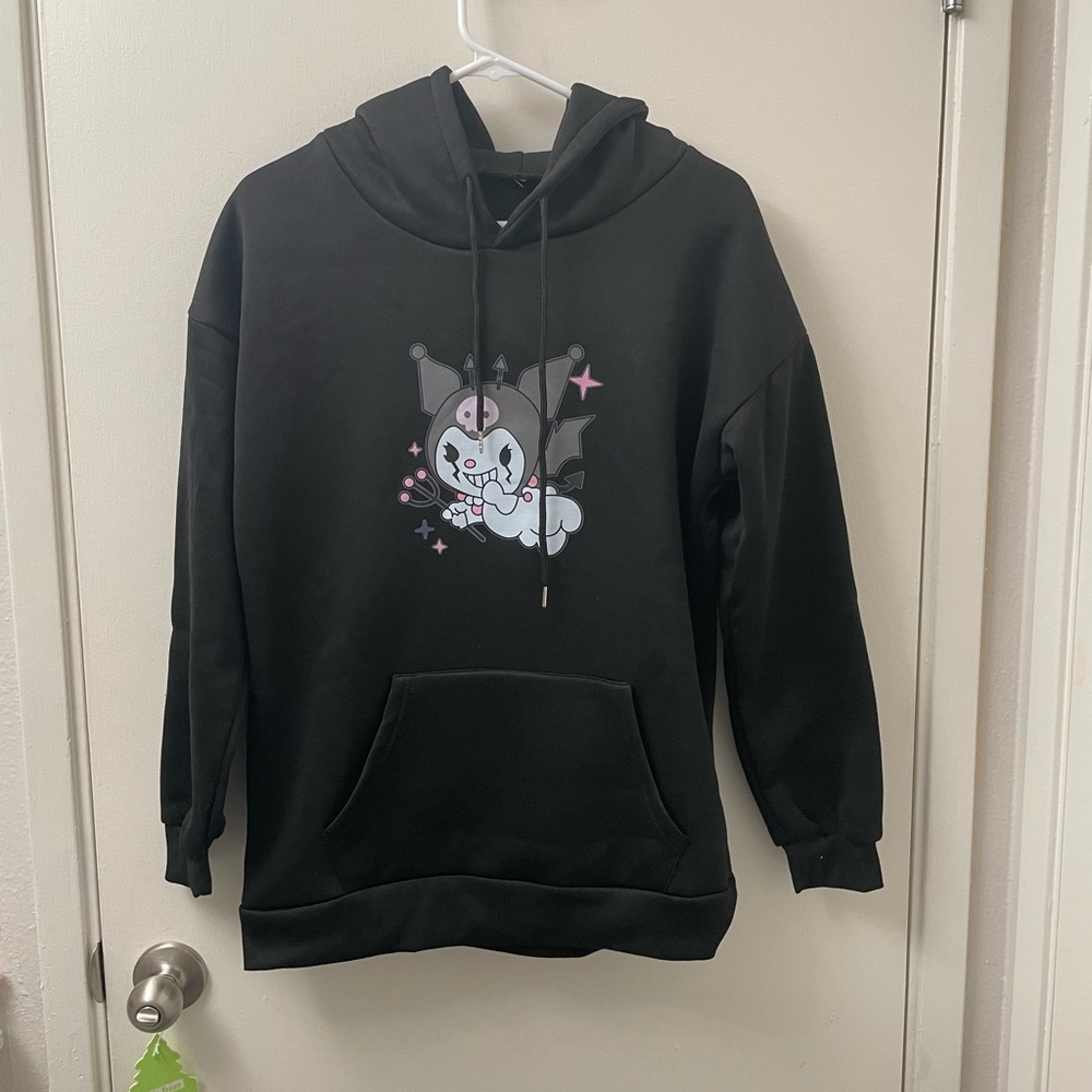 Kuromi Black Hoodie - Gem